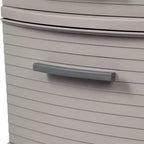Tour tissée 4 tiroirs gris foncé - Brightroom™ : Organiseur de rangement en plastique, tiroirs utilitaires portables, rangement universel