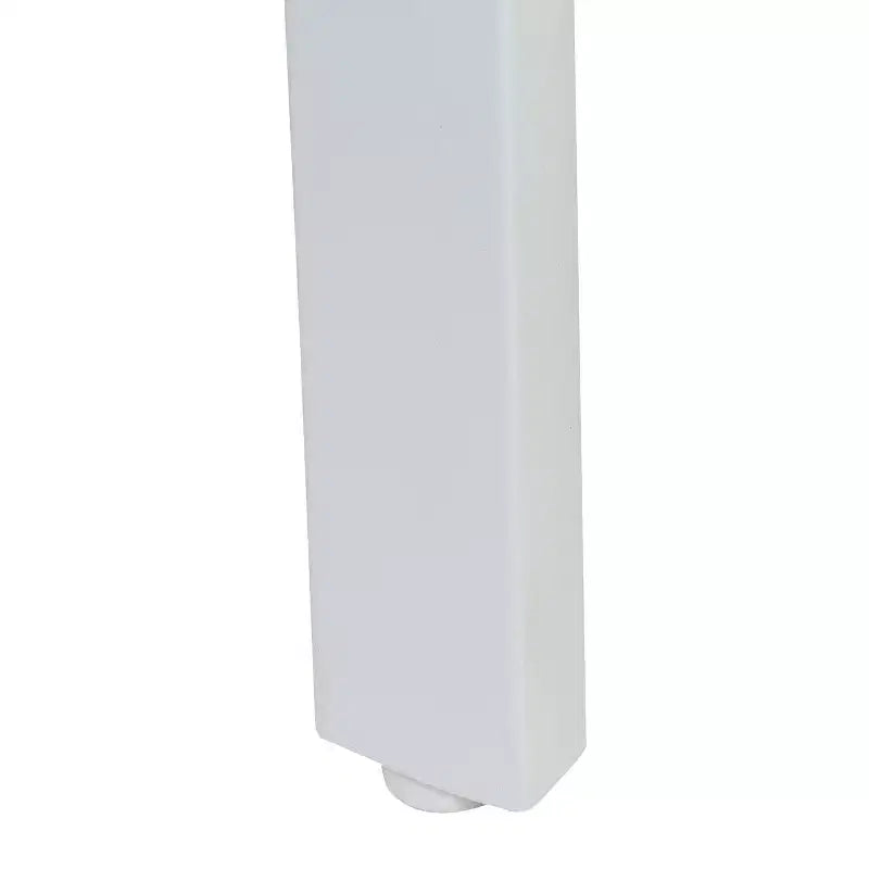 Étagère à 5 niveaux Honey-Can-Do : Étagère échelle blanche, cadre en acier, hauteur de 172 cm, capacité de 22,7 kg, finition plaquée