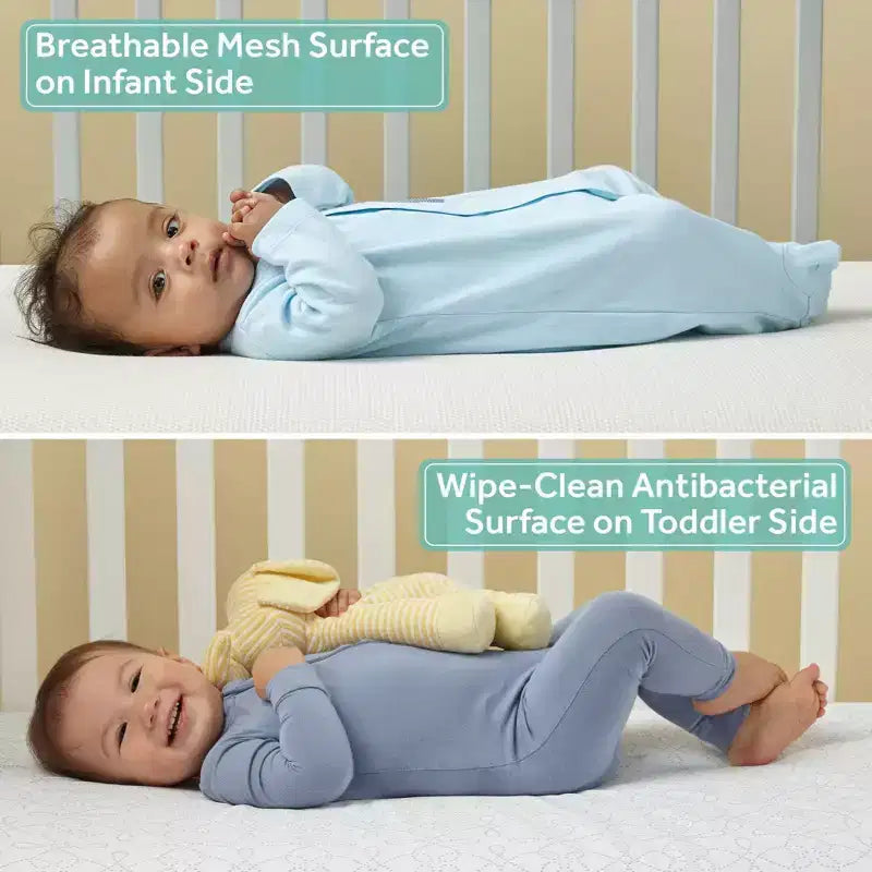 Matelas de berceau et matelas pour tout-petit Sealy Airial respirant à 2 étapes