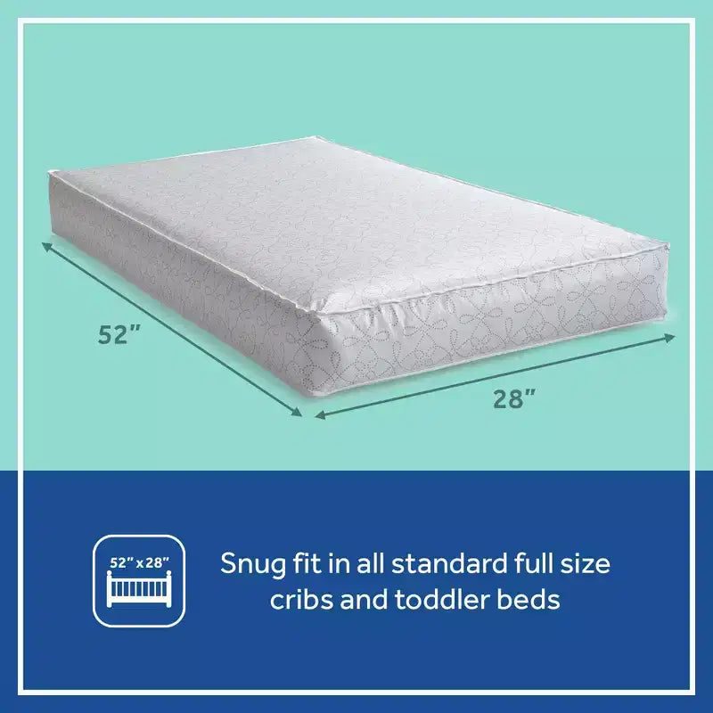 Matelas de berceau et matelas pour tout-petit Sealy Airial respirant à 2 étapes