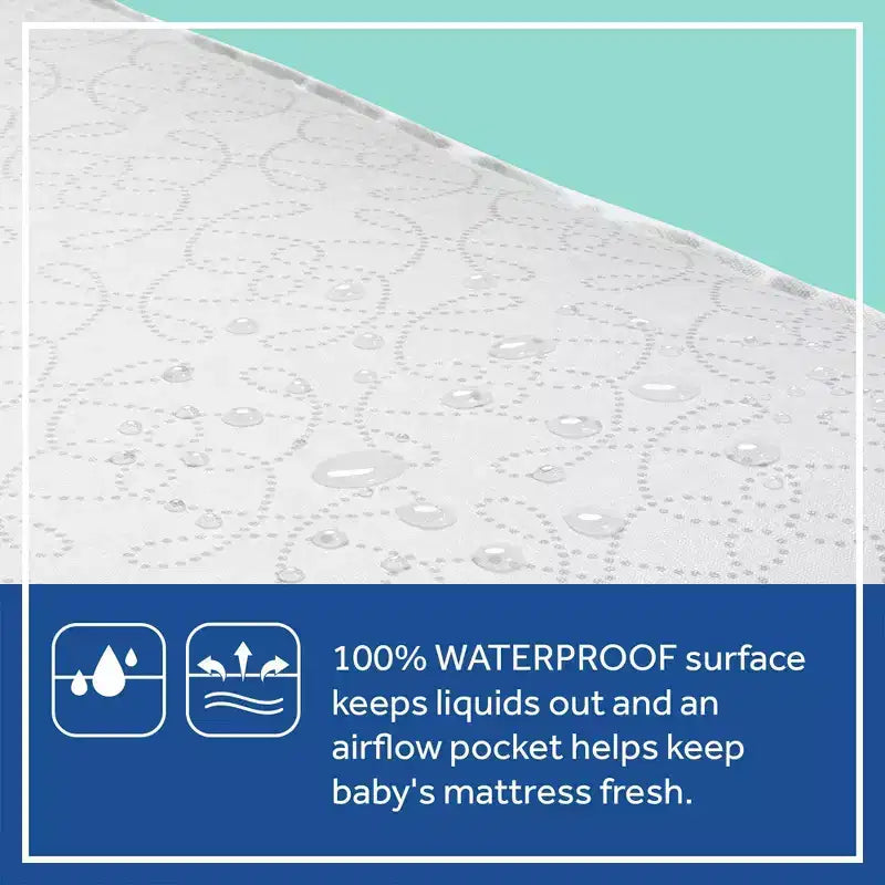 Matelas de berceau et matelas pour tout-petit Sealy Airial respirant à 2 étapes