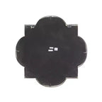 Miroir Mural Quadrilobe en Aluminium Gris - Olivia & May