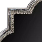 Miroir Mural Quadrilobe en Aluminium Gris - Olivia & May