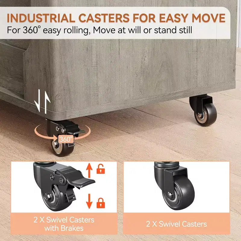 Banc de rangement à 4 roulettes, coffre à couvertures en bois de 100 cm avec 2 charnières de sécurité, coins arrondis, supporte 159 kg, pour entrée, salon, chambre à coucher