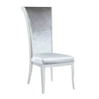 Chintaly Imports, Chaise d'appoint moderne à dossier haut et roulant