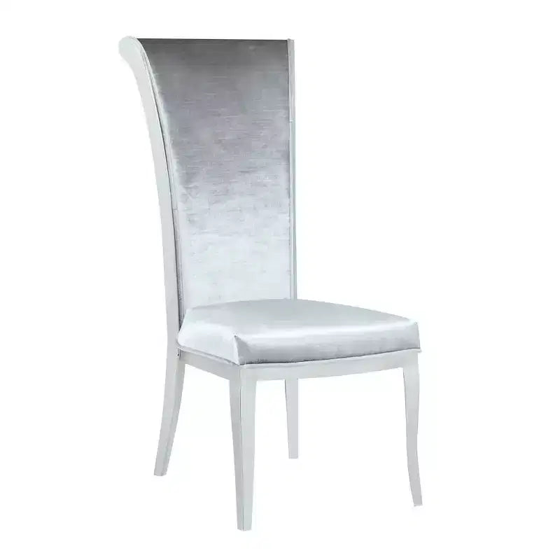 Chintaly Imports, Chaise d'appoint moderne à dossier haut et roulant