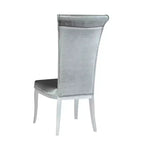 Chintaly Imports, Chaise d'appoint moderne à dossier haut et roulant