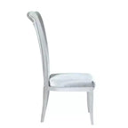 Chintaly Imports, Chaise d'appoint moderne à dossier haut et roulant
