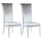 Chintaly Imports, Chaise d'appoint moderne à dossier haut et roulant