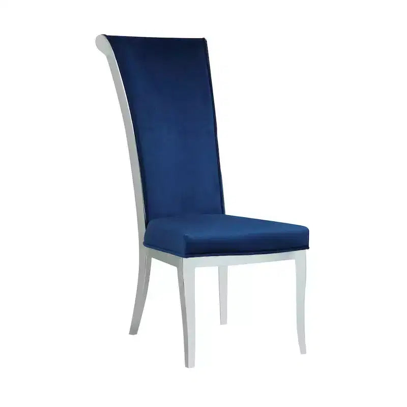 Chintaly Imports, Chaise d'appoint moderne à dossier haut et roulant