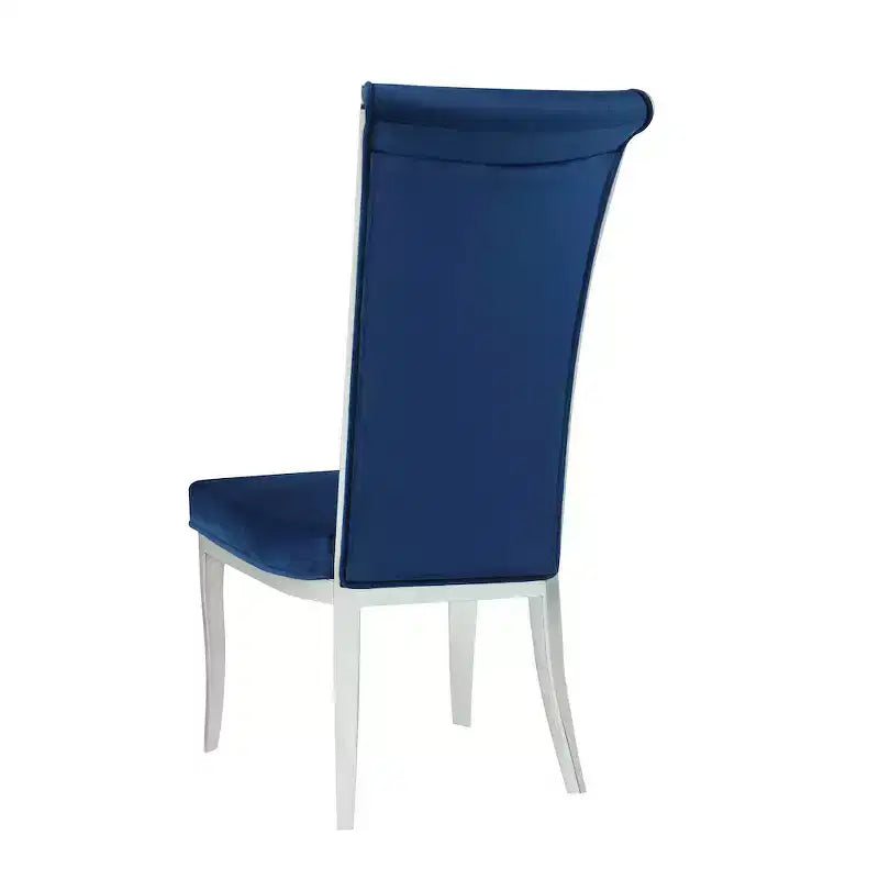 Chintaly Imports, Chaise d'appoint moderne à dossier haut et roulant