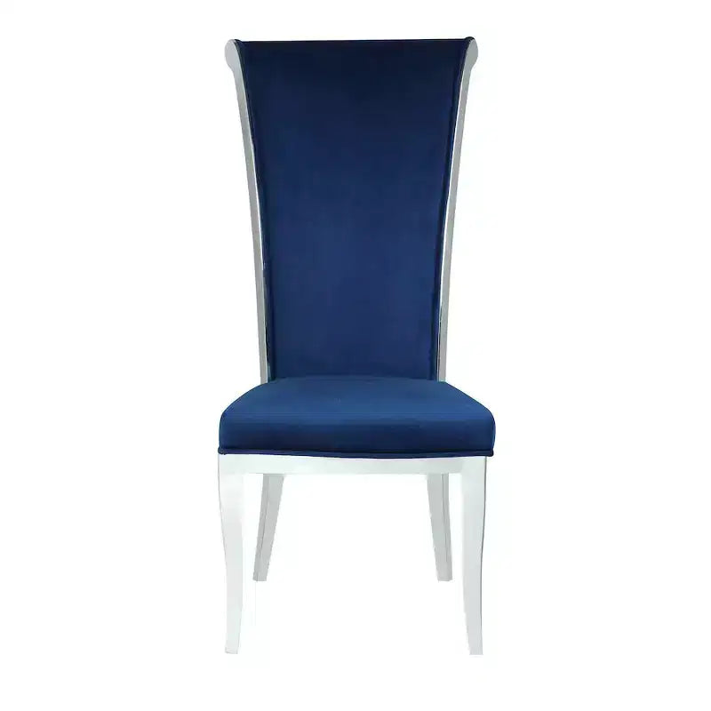Chintaly Imports, Chaise d'appoint moderne à dossier haut et roulant
