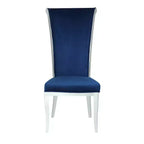 Chintaly Imports, Chaise d'appoint moderne à dossier haut et roulant