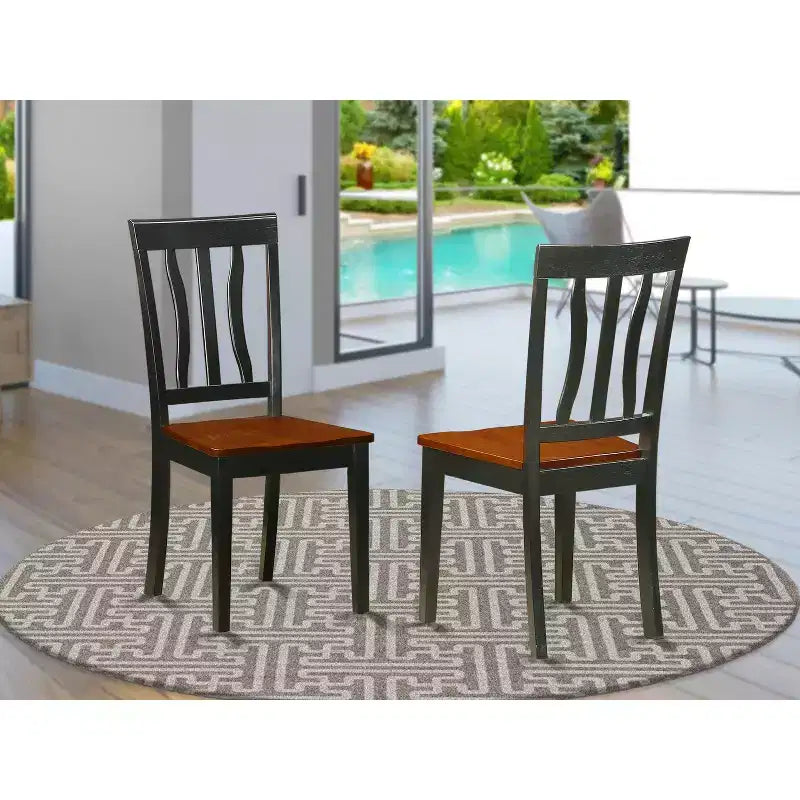 HomeStock Medieval Moods Kitchen Dining Chair Wood Seat