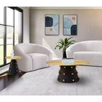 Meridian Furniture, Table d'appoint Raven noire / dorée