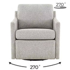 Fauteuil inclinable électrique mural pivotant Spruce & Spring avec repose-pieds électrique