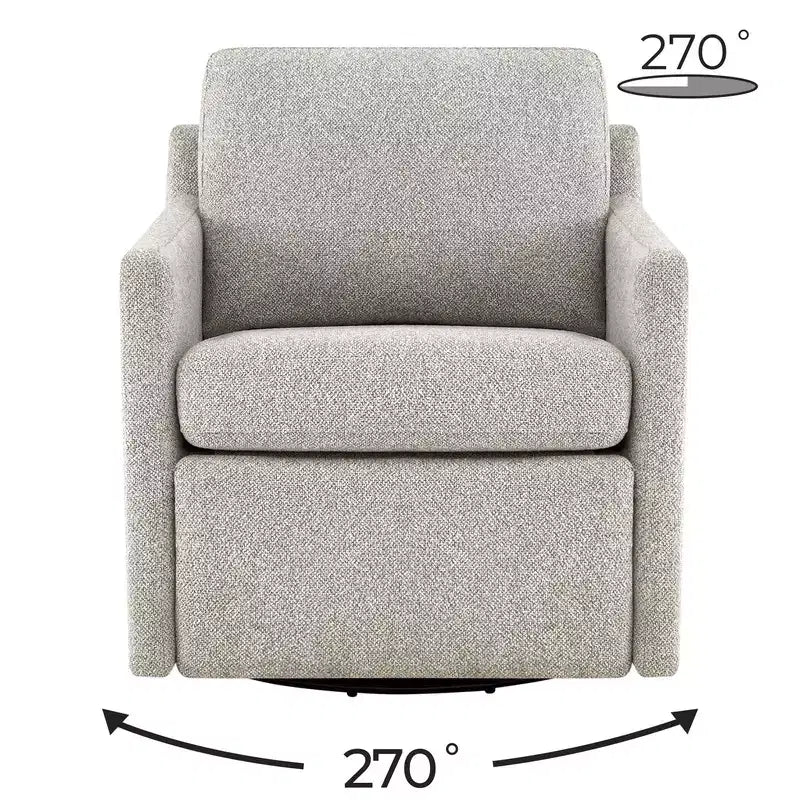 Fauteuil inclinable électrique mural pivotant Spruce & Spring avec repose-pieds électrique