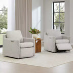 Fauteuil inclinable électrique mural pivotant Spruce & Spring avec repose-pieds électrique