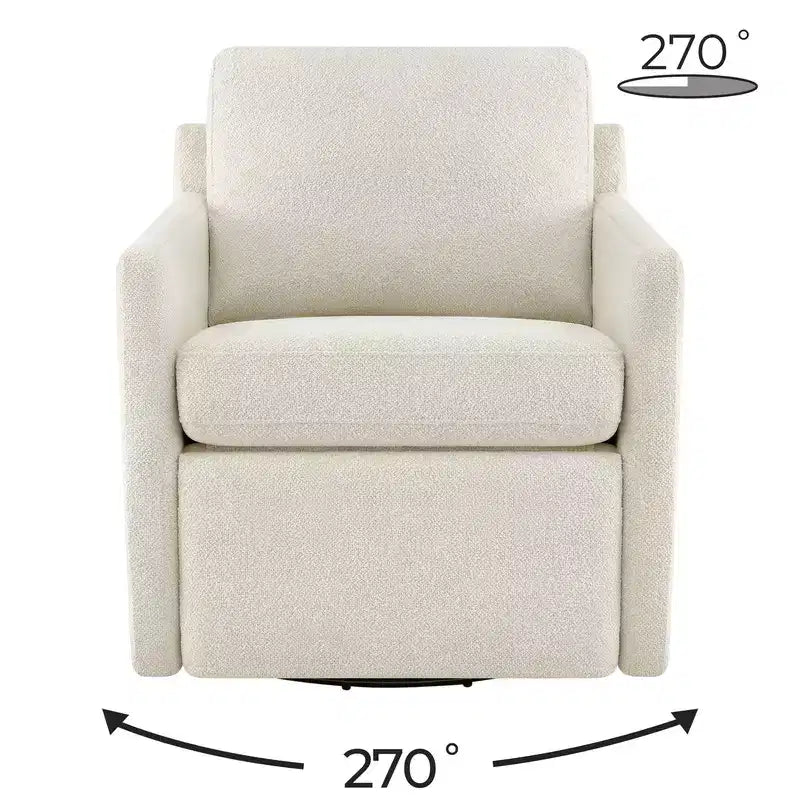 Fauteuil inclinable électrique mural pivotant Spruce & Spring avec repose-pieds électrique