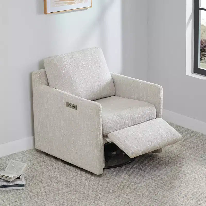Fauteuil inclinable électrique mural pivotant Spruce & Spring avec repose-pieds électrique