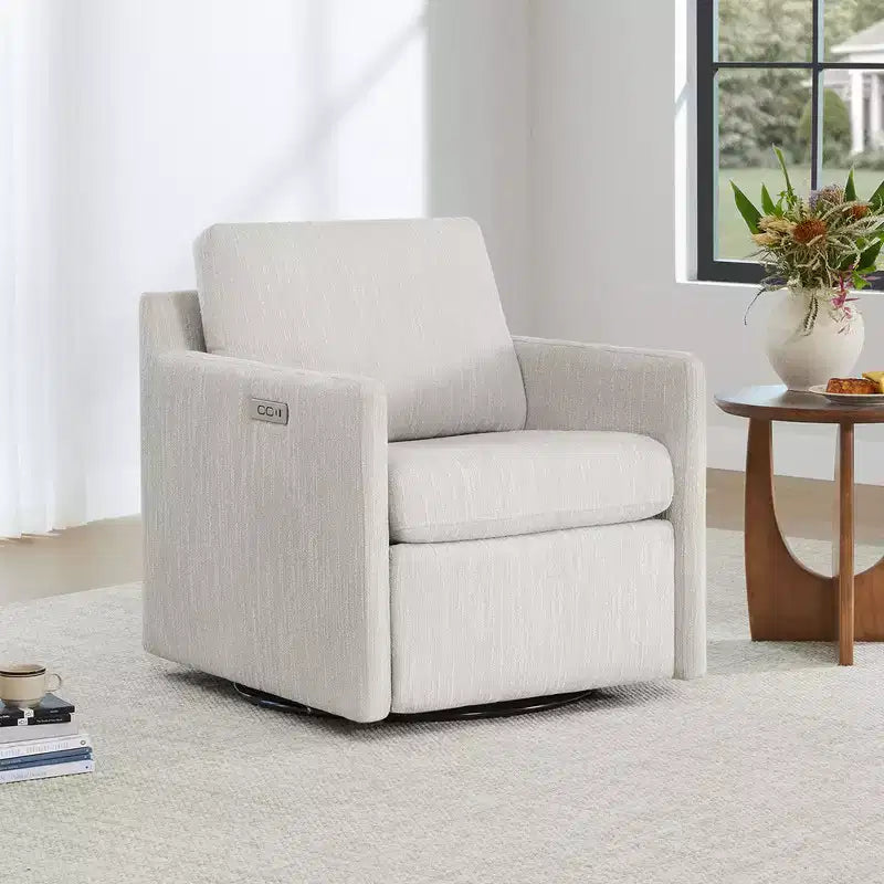 Fauteuil inclinable électrique mural pivotant Spruce & Spring avec repose-pieds électrique