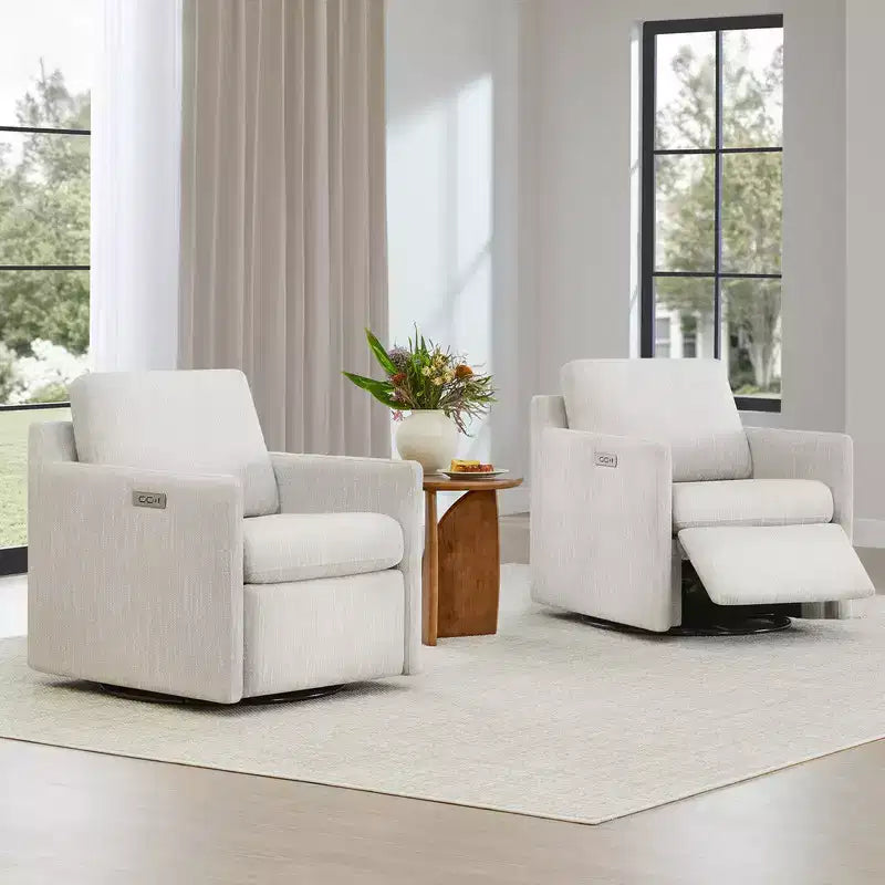 Fauteuil inclinable électrique mural pivotant Spruce & Spring avec repose-pieds électrique