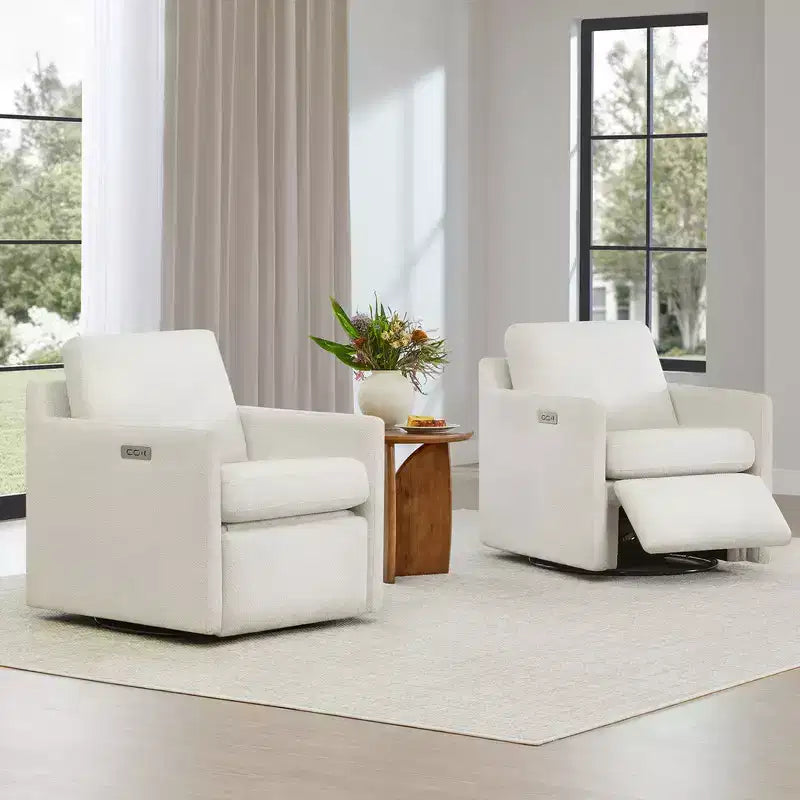 Fauteuil inclinable électrique mural pivotant Spruce & Spring avec repose-pieds électrique