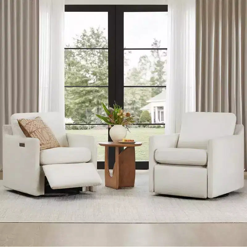 Fauteuil inclinable électrique mural pivotant Spruce & Spring avec repose-pieds électrique