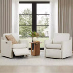 Fauteuil inclinable électrique mural pivotant Spruce & Spring avec repose-pieds électrique