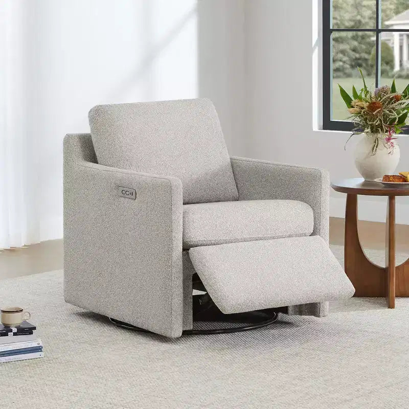 Fauteuil inclinable électrique mural pivotant Spruce & Spring avec repose-pieds électrique