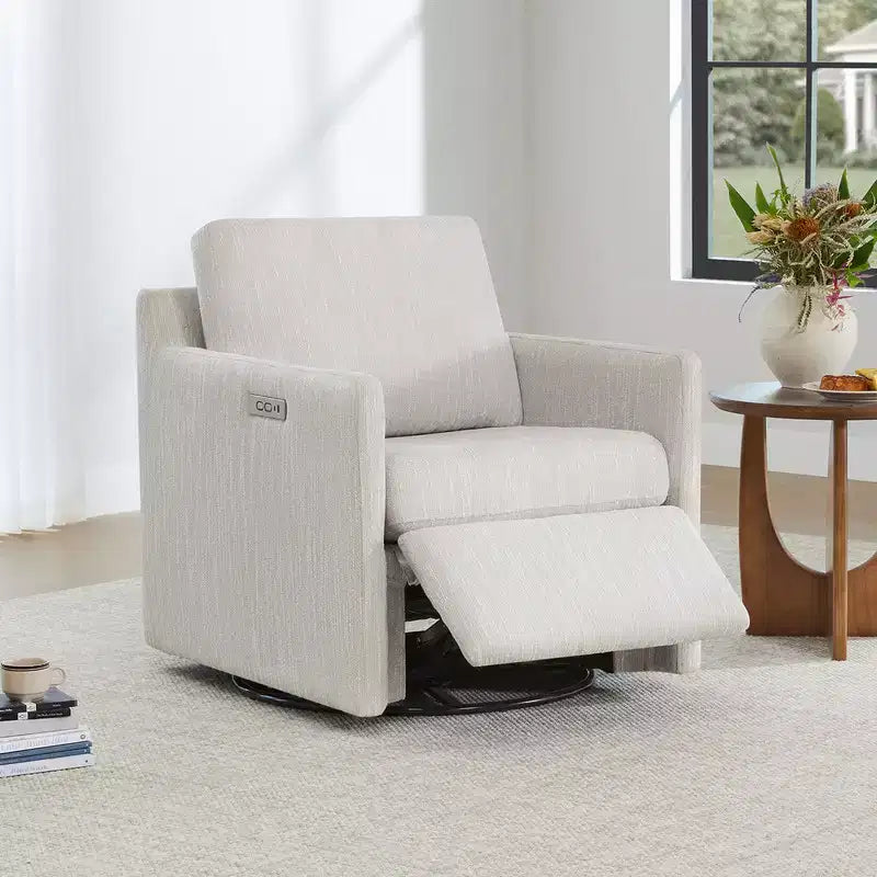 Fauteuil inclinable électrique mural pivotant Spruce & Spring avec repose-pieds électrique