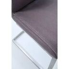 Chintaly Imports, chaise d'appoint cantilever contemporaine avec surpiqûres - Lot de 2