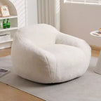 Canapé-poire confortable Okak avec accoudoirs, fauteuil-poire doux avec mousse à mémoire de forme, canapé futon capitonné pour salon, chambre à coucher
