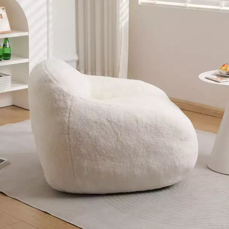 Canapé-poire confortable Okak avec accoudoirs, fauteuil-poire doux avec mousse à mémoire de forme, canapé futon capitonné pour salon, chambre à coucher