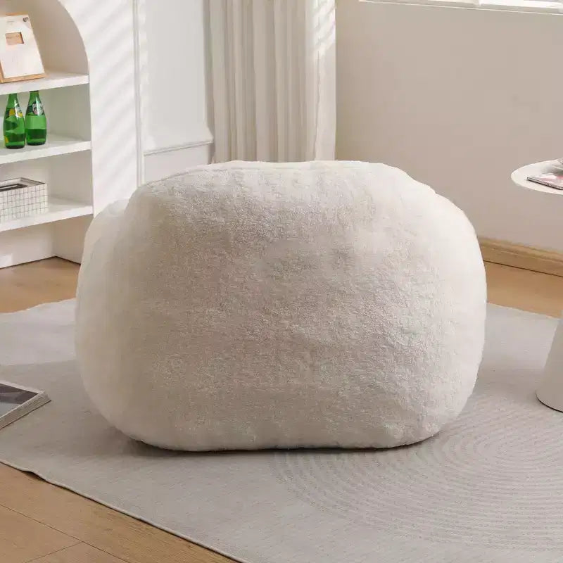 Canapé-poire confortable Okak avec accoudoirs, fauteuil-poire doux avec mousse à mémoire de forme, canapé futon capitonné pour salon, chambre à coucher