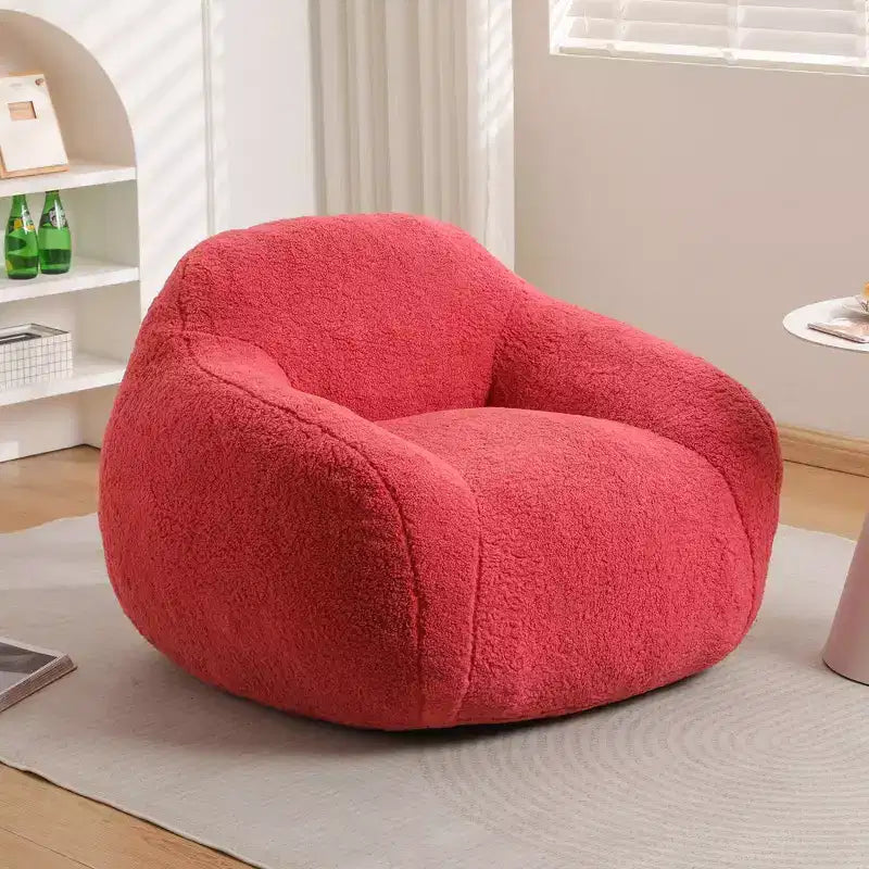 Canapé-poire confortable Okak avec accoudoirs, fauteuil-poire doux avec mousse à mémoire de forme, canapé futon capitonné pour salon, chambre à coucher