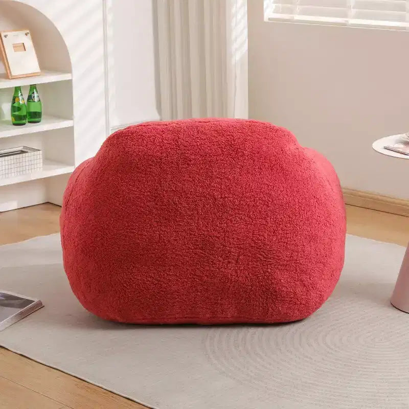 Canapé-poire confortable Okak avec accoudoirs, fauteuil-poire doux avec mousse à mémoire de forme, canapé futon capitonné pour salon, chambre à coucher