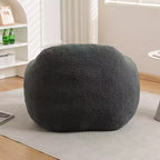 Canapé-poire confortable Okak avec accoudoirs, fauteuil-poire doux avec mousse à mémoire de forme, canapé futon capitonné pour salon, chambre à coucher