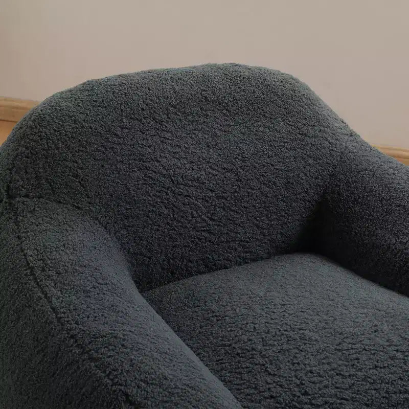 Canapé-poire confortable Okak avec accoudoirs, fauteuil-poire doux avec mousse à mémoire de forme, canapé futon capitonné pour salon, chambre à coucher