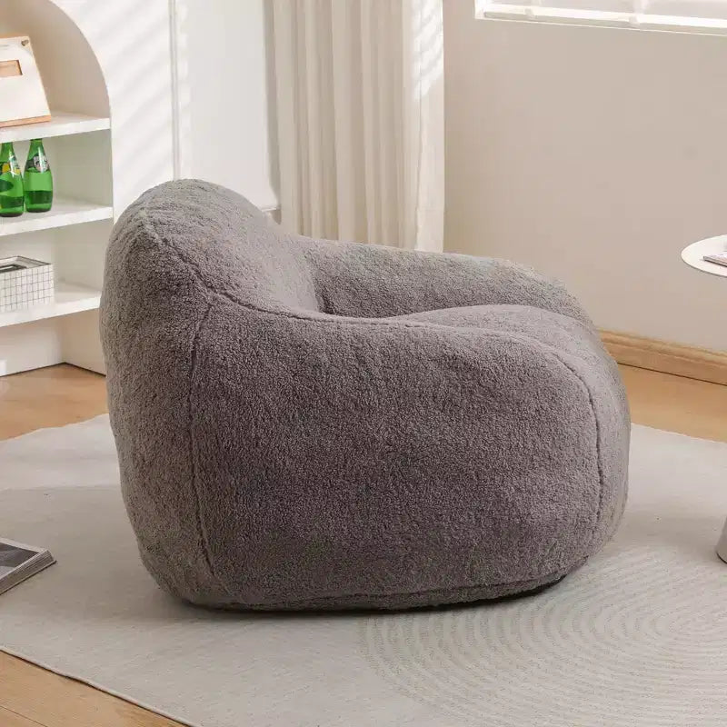 Canapé-poire confortable Okak avec accoudoirs, fauteuil-poire doux avec mousse à mémoire de forme, canapé futon capitonné pour salon, chambre à coucher