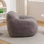 Canapé-poire confortable Okak avec accoudoirs, fauteuil-poire doux avec mousse à mémoire de forme, canapé futon capitonné pour salon, chambre à coucher