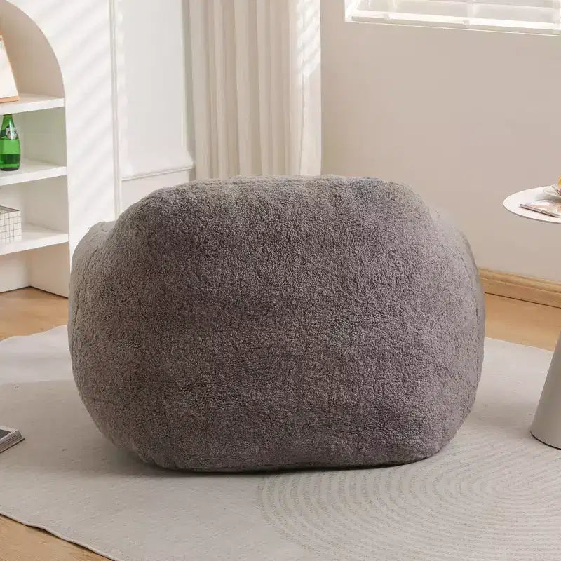 Canapé-poire confortable Okak avec accoudoirs, fauteuil-poire doux avec mousse à mémoire de forme, canapé futon capitonné pour salon, chambre à coucher
