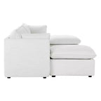 Canapé modulaire sectionnel 5 pièces Spruce & Spring Cream pour salon