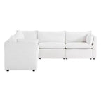 Canapé modulaire sectionnel 5 pièces Spruce & Spring Cream pour salon