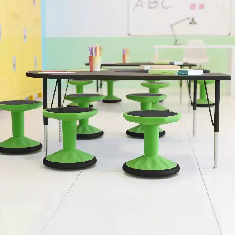 Flash Furniture Lucas Tabouret actif flexible à hauteur fixe pour enfant pour la salle de classe et la maison avec base antidérapante