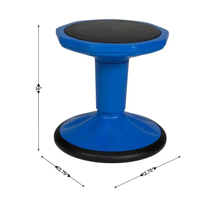 Flash Furniture Lucas Tabouret actif flexible à hauteur fixe pour enfant pour la salle de classe et la maison avec base antidérapante