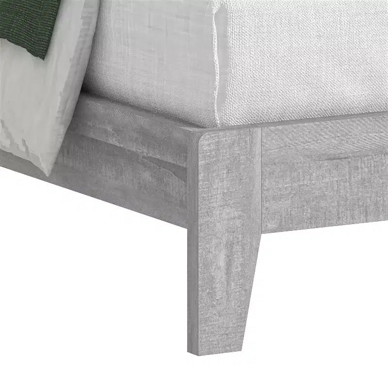 Lit de luxe Galano Queen Payne avec tête de lit Chêne gris poussiéreux