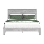 Lit de luxe Galano Queen Payne avec tête de lit Chêne gris poussiéreux