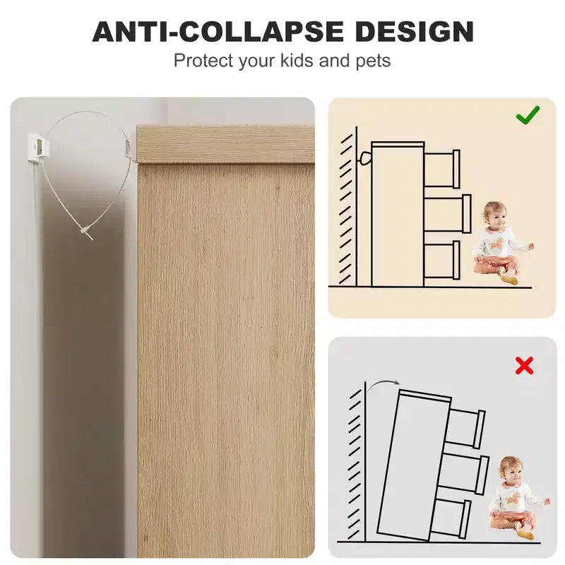 Commode à 7 tiroirs pour chambre à coucher, commode en bois de 118,9 cm de large avec poignées encastrées, organisateur de rangement pour vêtements, meuble TV pour couloir