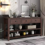 Console GDFStudio Peggy 50 avec tiroirs et étagères ouvertes